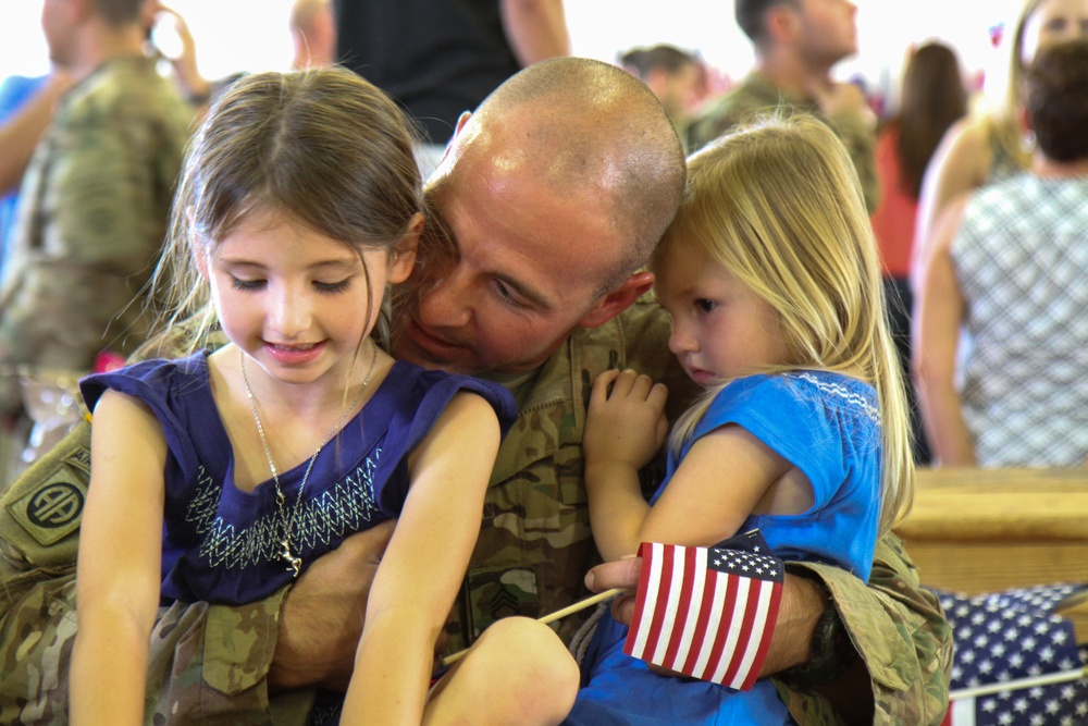 3rd BCT paratroopers redeploy from Operation Inherent Resolve