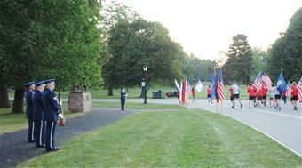 Niagara Honor Guard remembers 9/11 with Team RWB