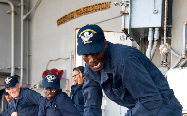 USS Ronald Reagan operations