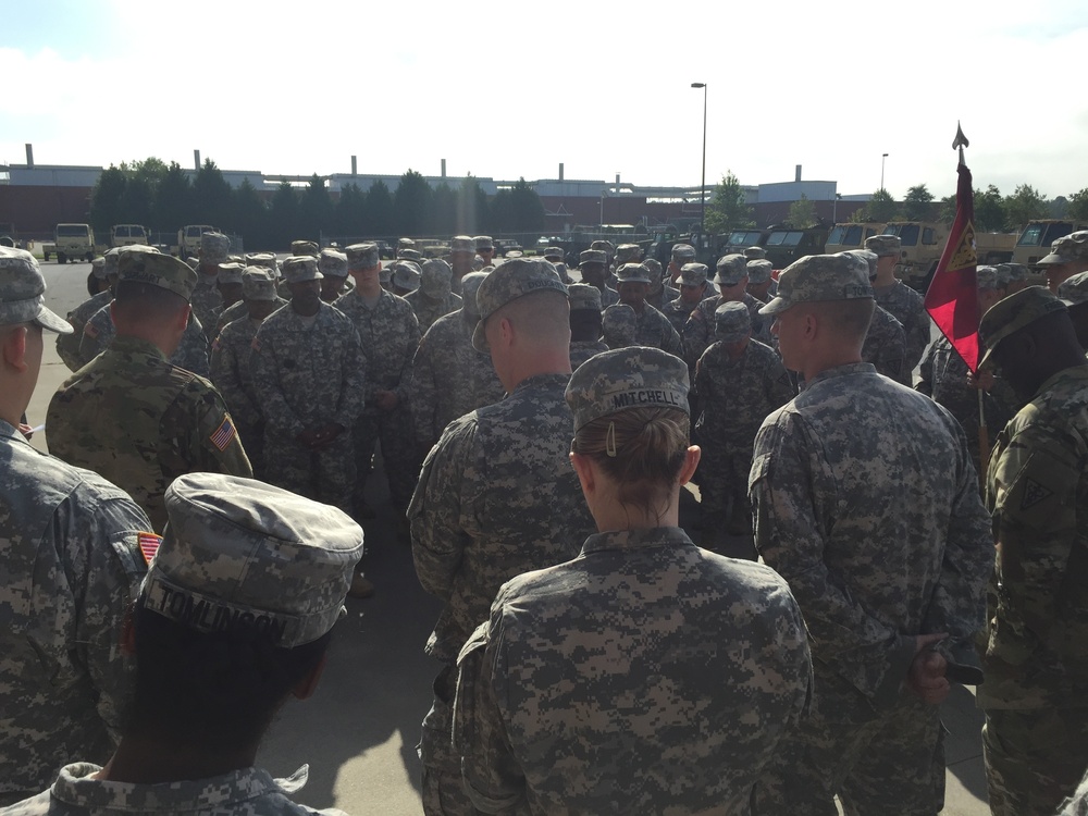 9/11 Remembrance by Soldiers of HHC, 3rd Medical Command Deployment Support