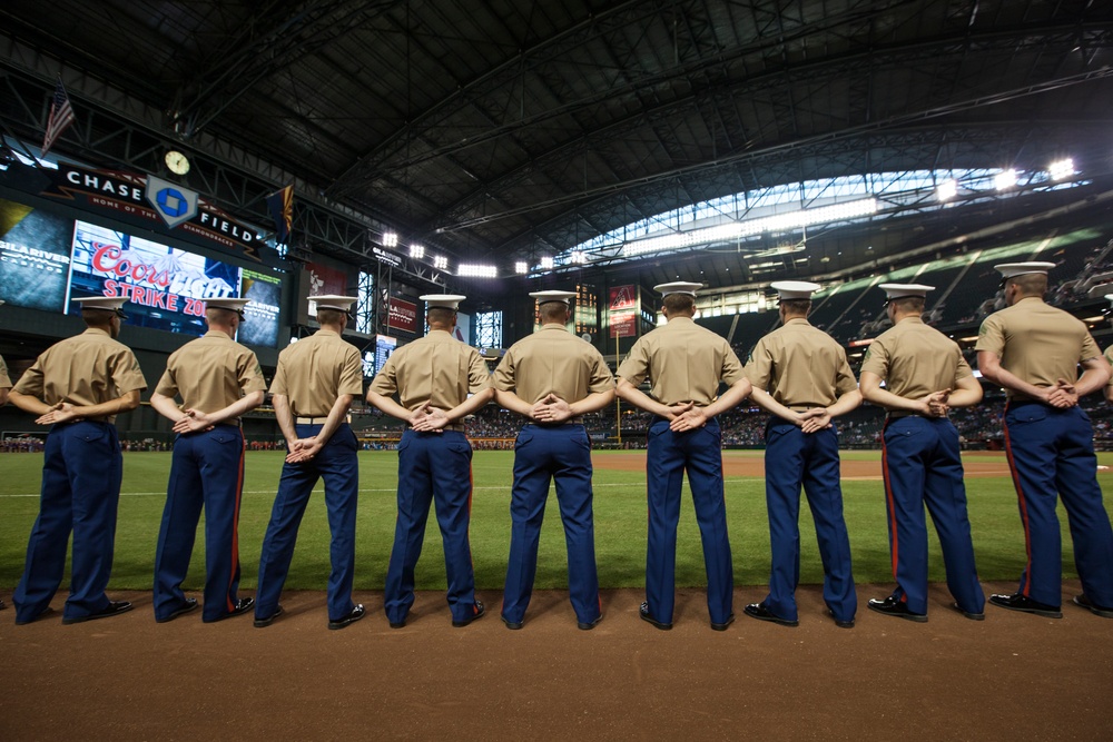 Marine Night at the Ball Park