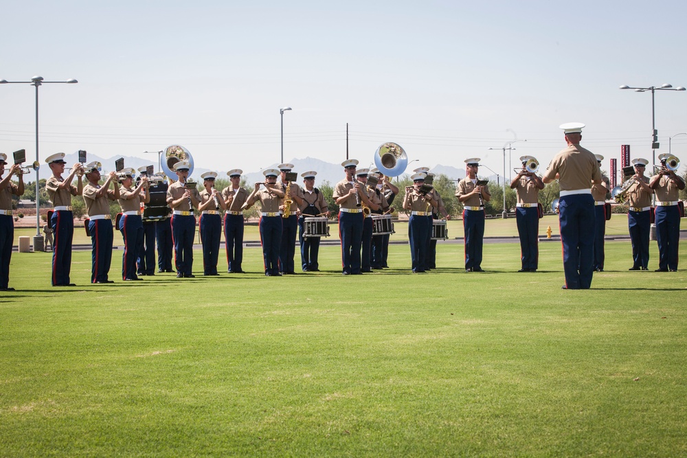 U.S. Marines perform a MAGTF demo