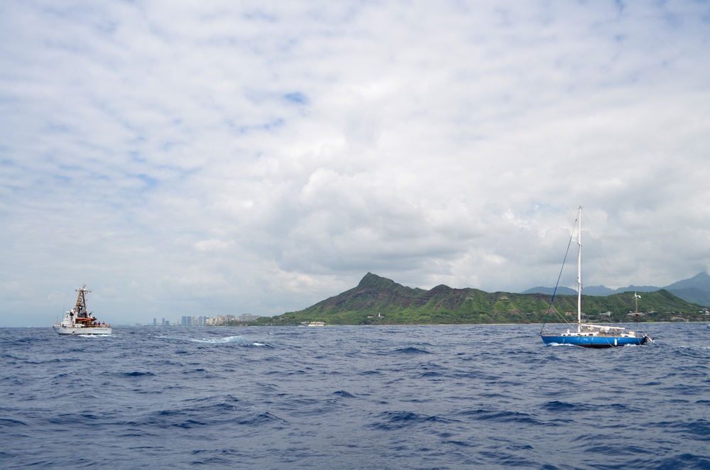 Coast Guard sees Honey Cutter crew safely to Honolulu
