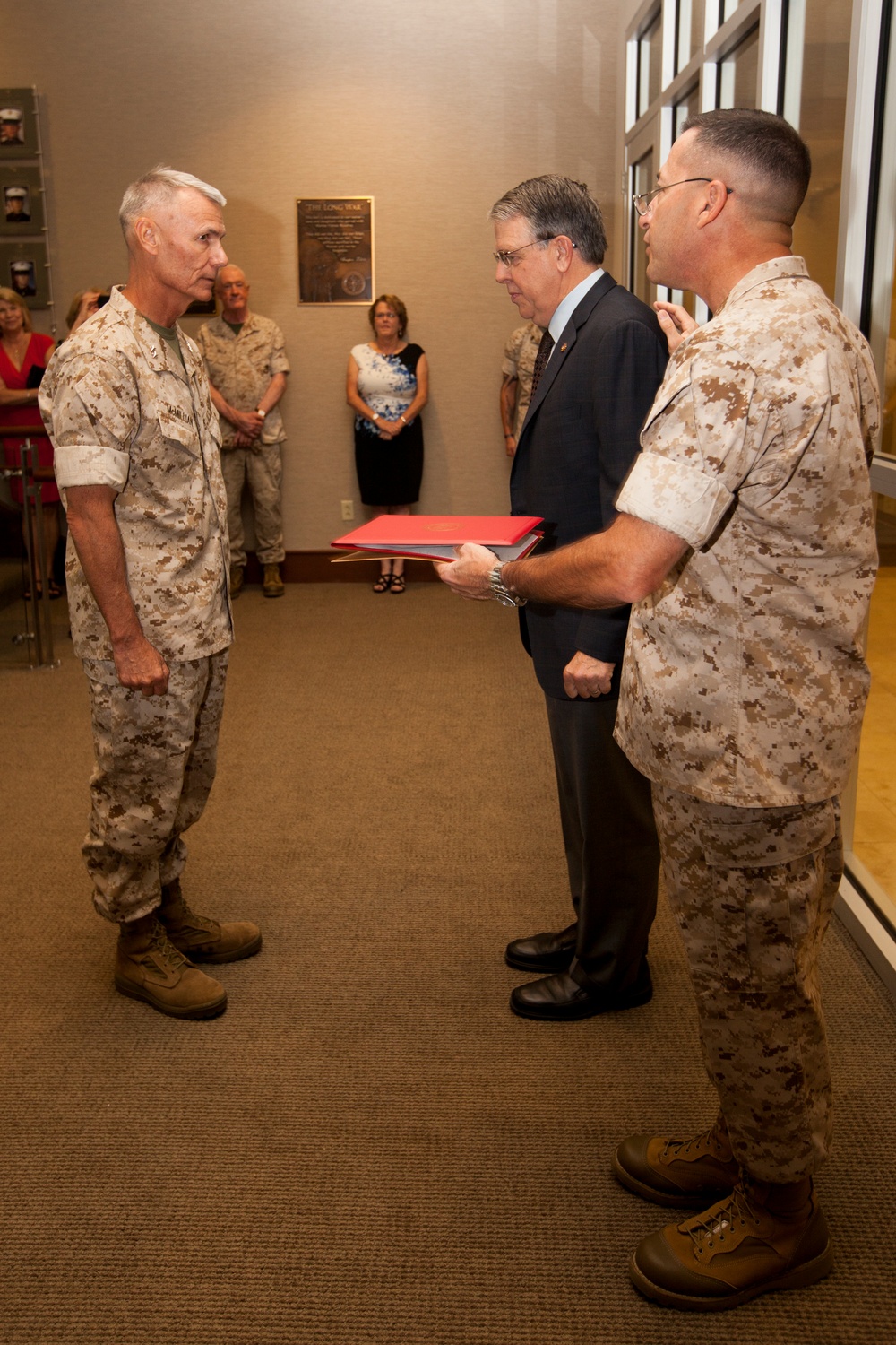 Lt. Gen. McMillian Promotion Ceremony