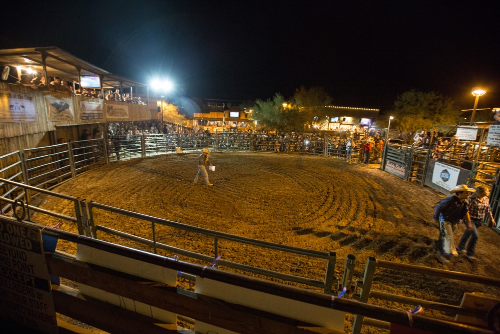 Marines attend rodeo during Marine Week Phoenix