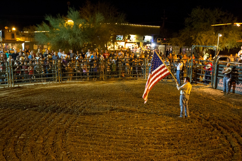 Marines attend rodeo during Marine Week Phoenix