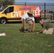 Marines participate in a community service project at David Crockett Elementary School