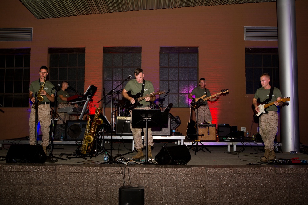 Marine Band San Diego Rock Band performs for Phoenix Residents during Marine Week