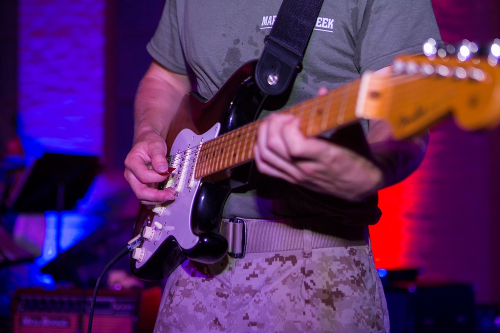 Marine Band San Diego Rock Band performs for Phoenix Residents during Marine Week