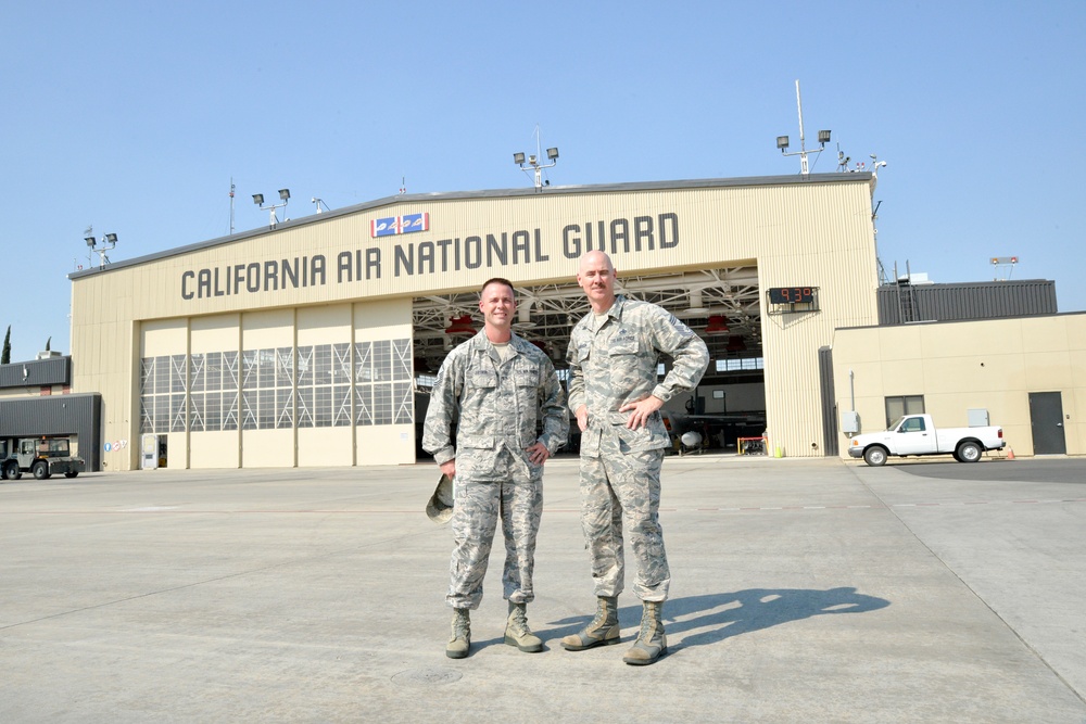 Command chief master sergeant, 1st Air Force visits 144th FW