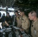 American Osprey lands on Spanish ship