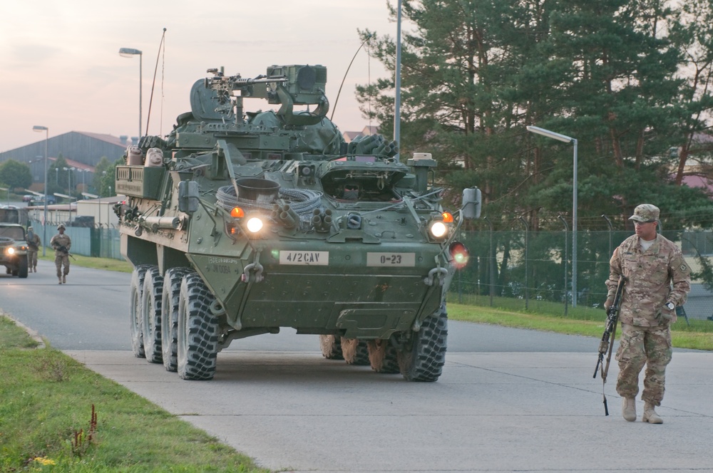 Stryker Regiment begins Exercise Dragoon Crossing
