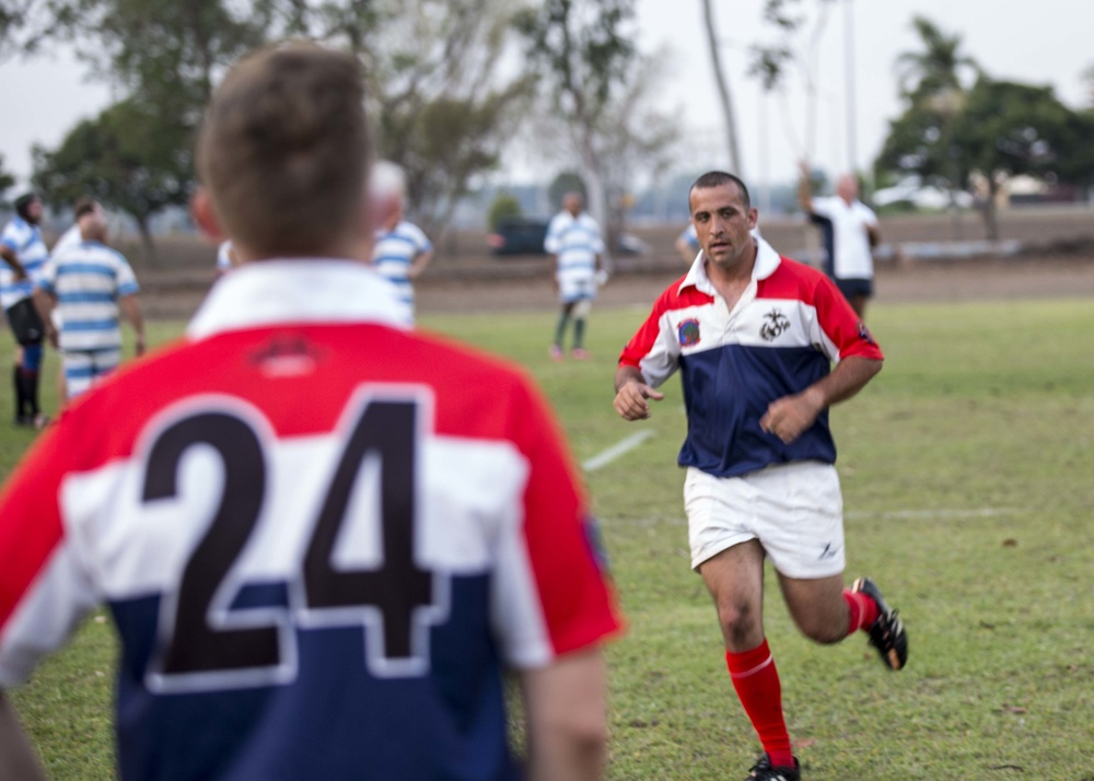 Marines, Australians observe 9/11 with a memorial rugby match