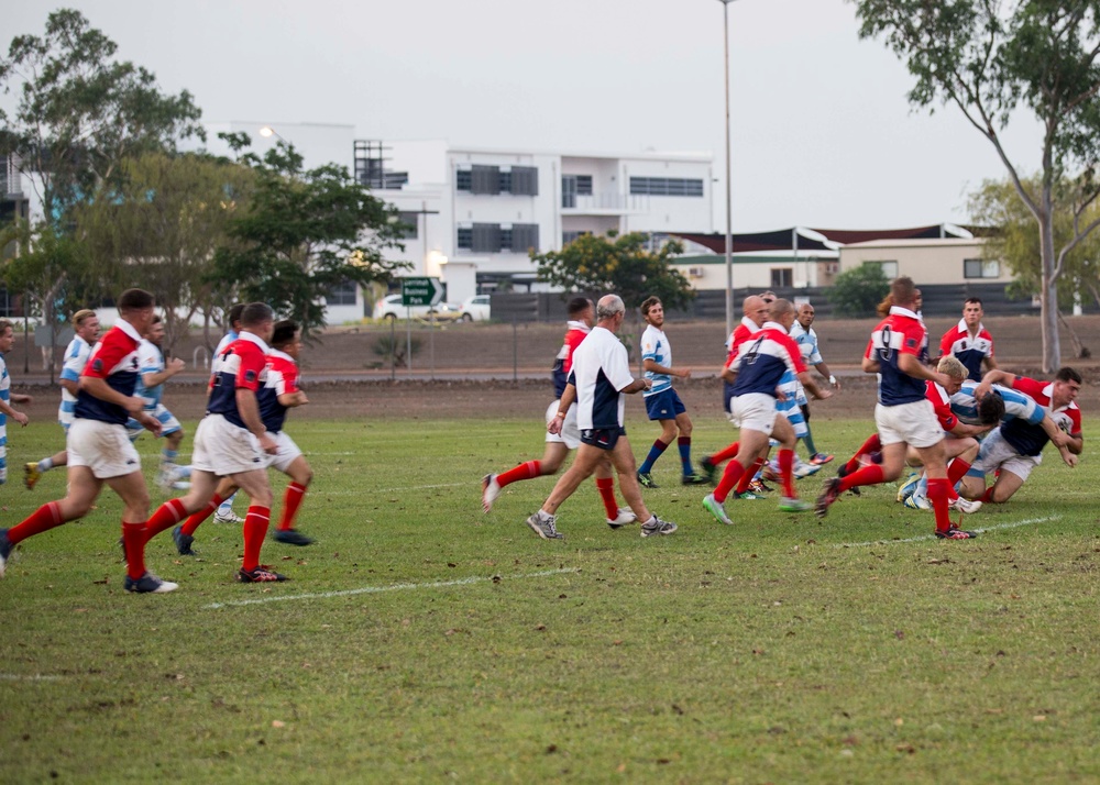 Marines, Australians observe 9/11 with a memorial rugby match