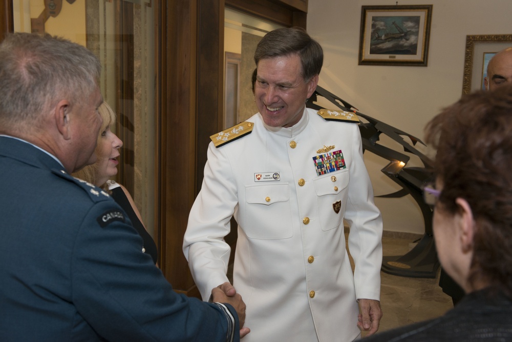 Reception at the Italian Air Force Academy