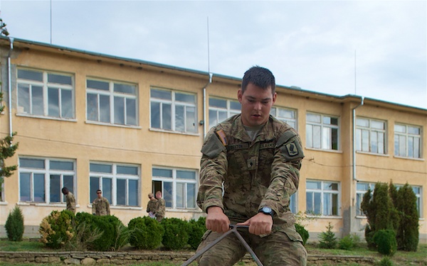 ‘Sky Soldiers’ lead outreach project at Bulgarian school
