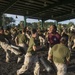 Marine recruits practice martial arts techniques on Parris Island