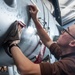 Maintenance in USS Harry S. Truman hangar bay