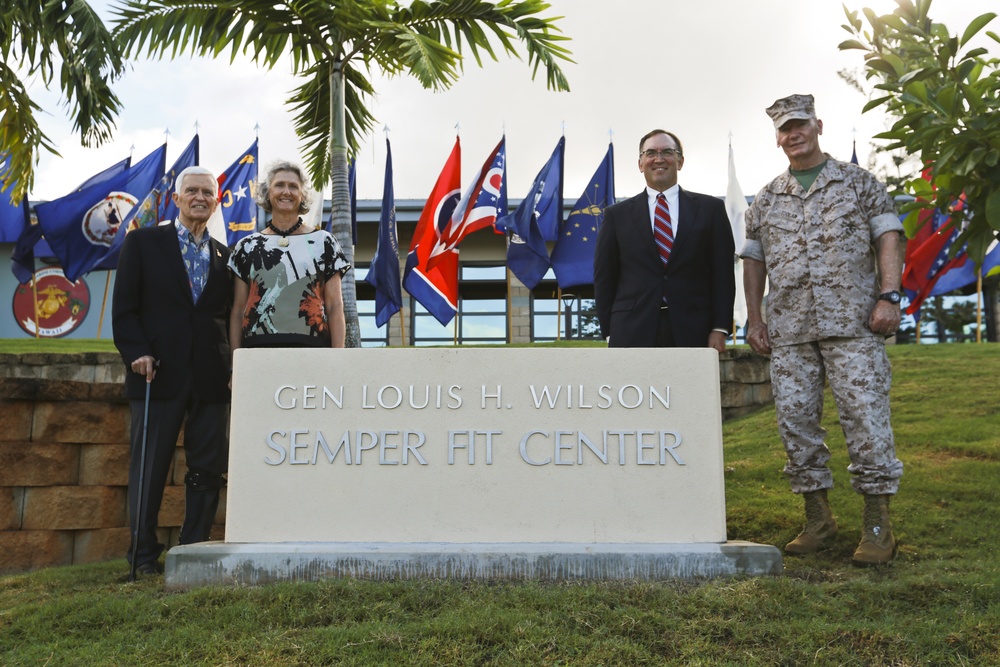 General Louis H. Wilson, Jr. Semper Fit Center Gym Dedication Ceremony