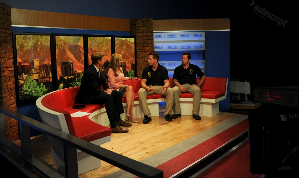 Leap Frogs on local TV for Salt Lake City Navy Week