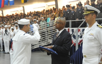 Pass-in-review graduation ceremony