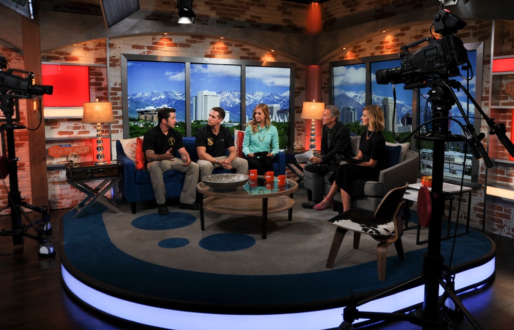 Leap Frogs on local TV for Salt Lake City Navy Week