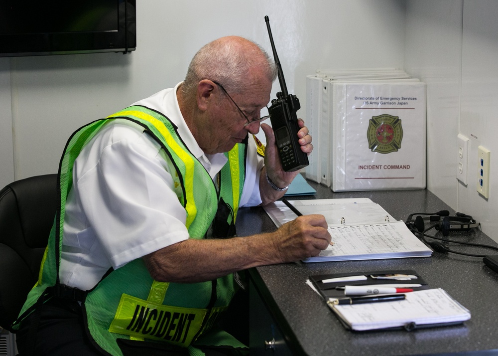 Incident commander takes charge