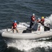 USS Carney sailors conduct boat operations