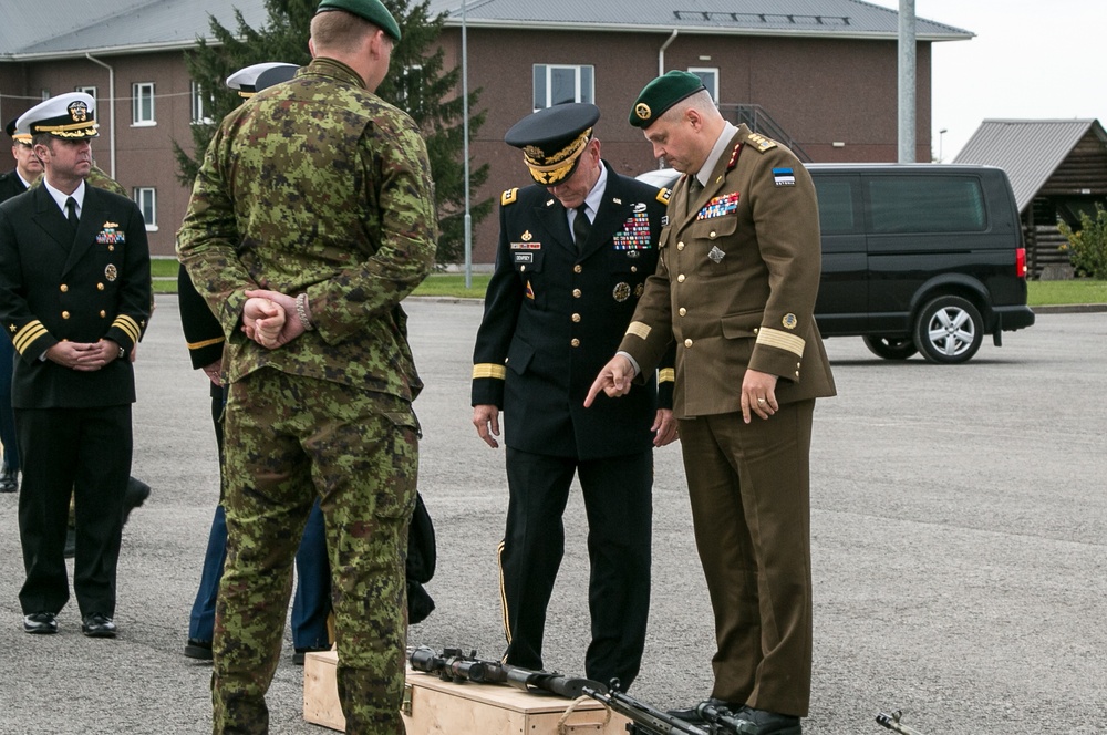 Chief of Staff visits Tapa, Estonia