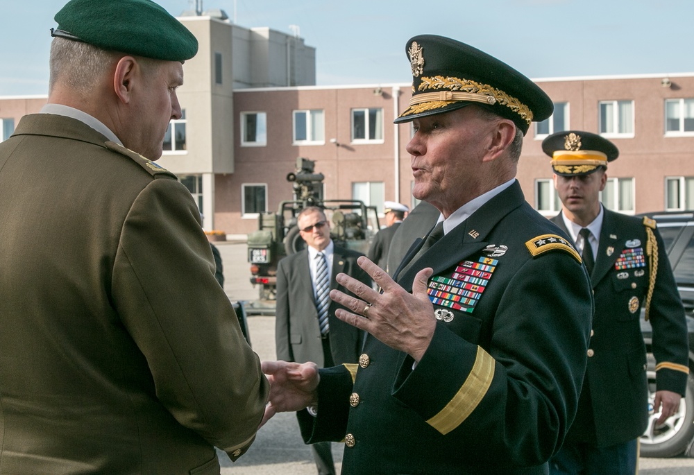Chief of Staff visits Tapa, Estonia