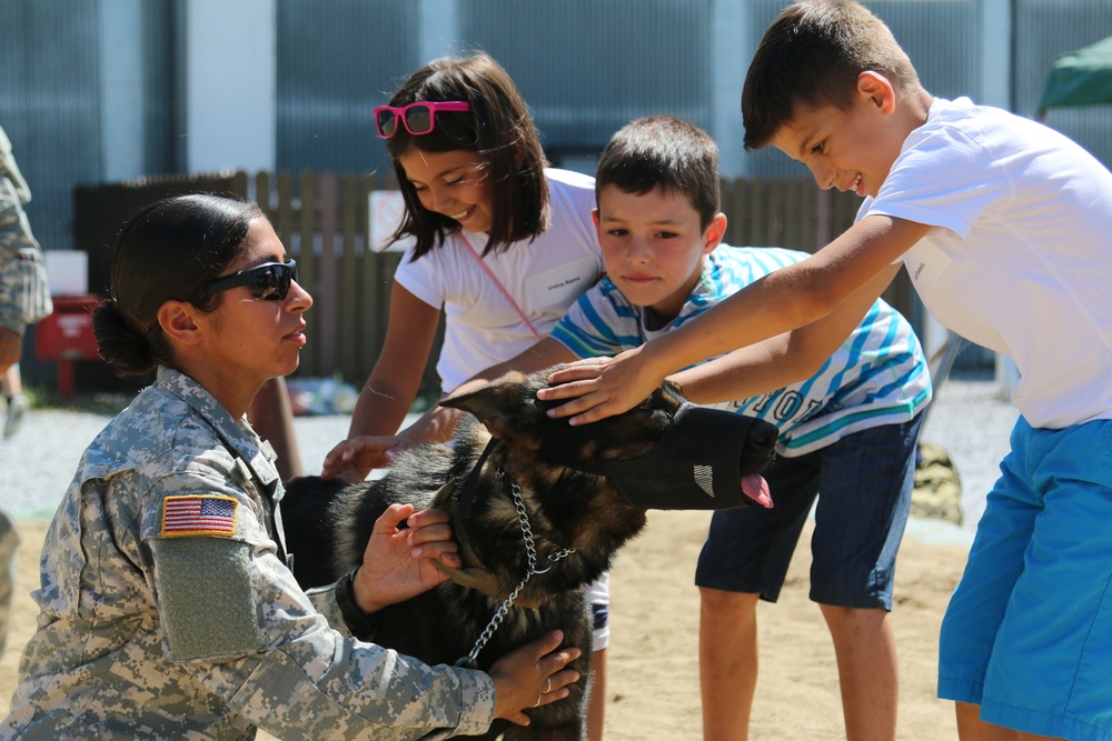 US troops open Camp Bondsteel to Kosovo students for day