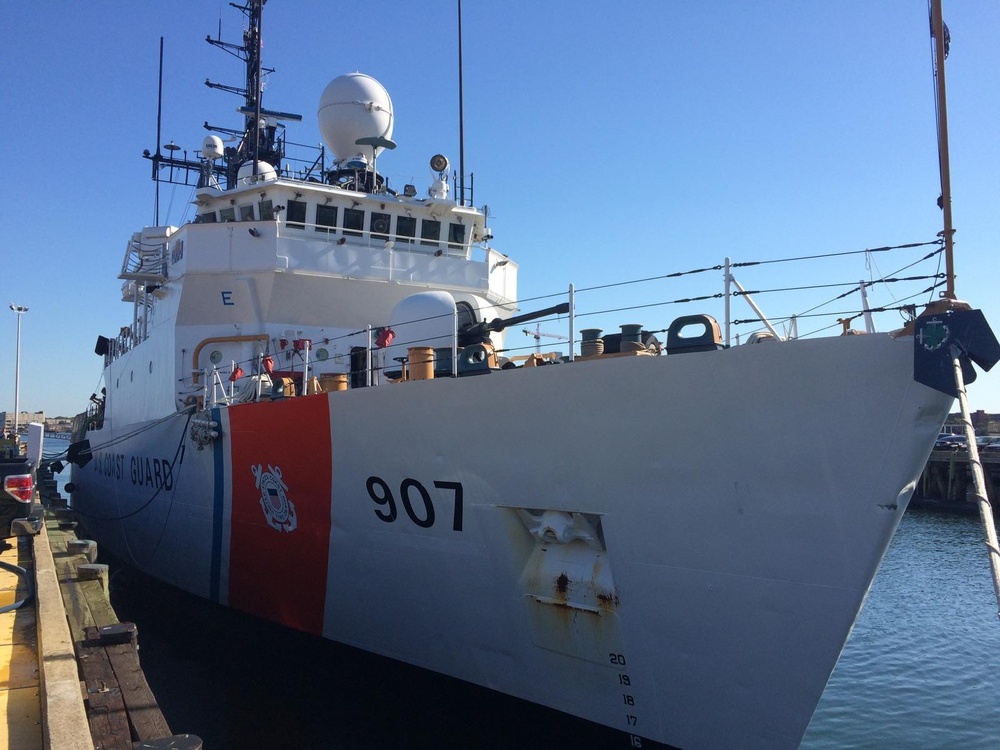 Coast Guard cutter Escanaba returns to Boston following 61-day fisheries patrol