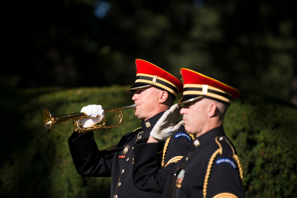 US Army MDW conducts ceremony at grave of President William H. Taft in ANC to celebrate his 158th birthday