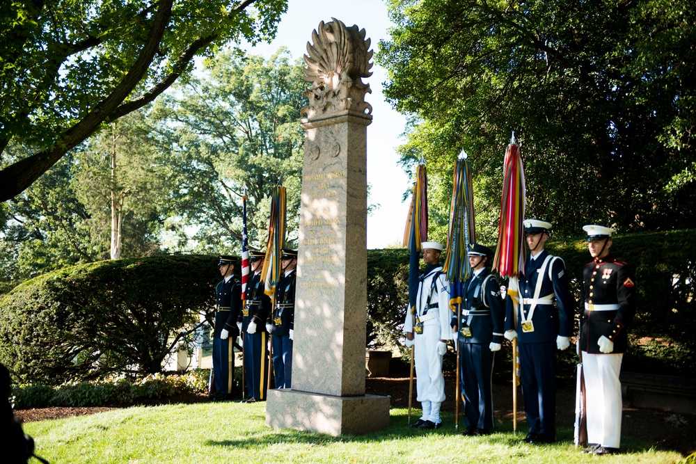 US Army MDW conducts ceremony at grave of President William H. Taft in ANC to celebrate his 158th birthday