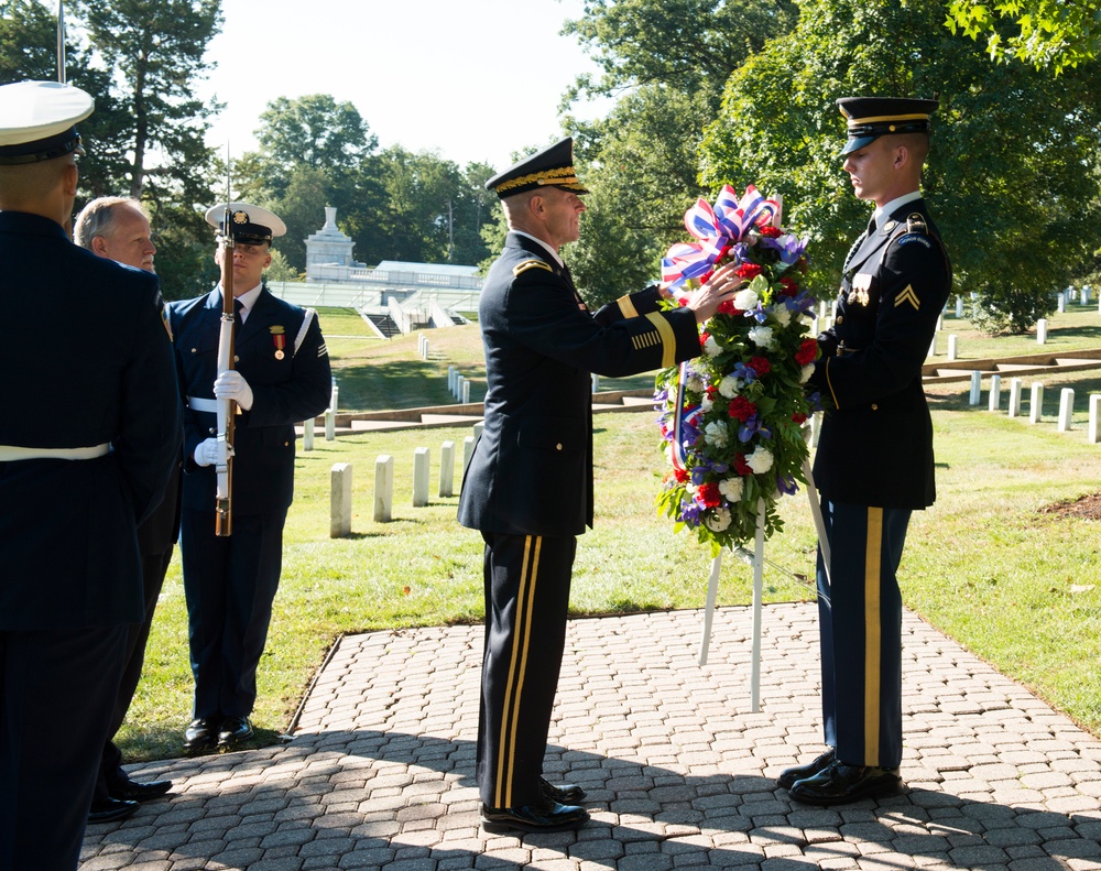 US Army MDW conducts ceremony at grave of President William H. Taft in ANC to celebrate his 158th birthday