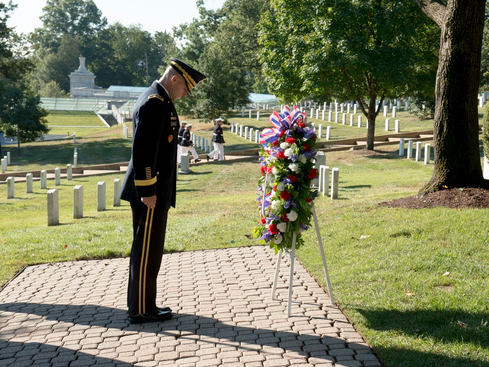 US Army MDW conducts ceremony at grave of President William H. Taft in ANC to celebrate his 158th birthday
