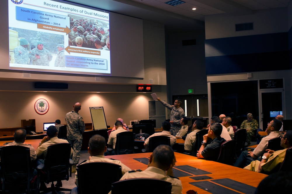 S.C. National Guard welcomes Colombian War College students