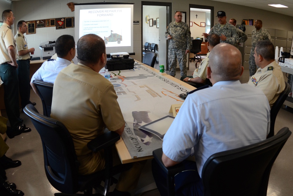 S.C. National Guard welcomes Colombian War College students