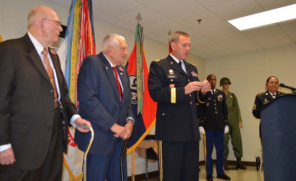 94th Division honors two of its WWII veterans with Bronze Star medals earned 70 years ago