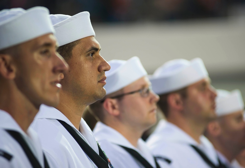 NASCAR hosts PCU Gerald R. Ford Sailors