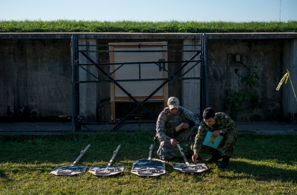 Move and shoot: International soldiers compete in rifle match