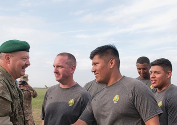U.S. Soldiers observe ally holiday during Exercise Dragoon Crossing