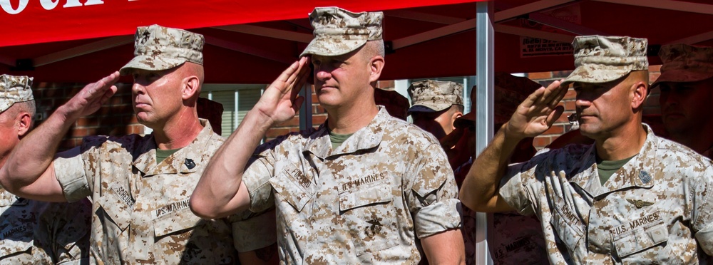 26th Marine Expeditionary Unit receives a new sergeant major