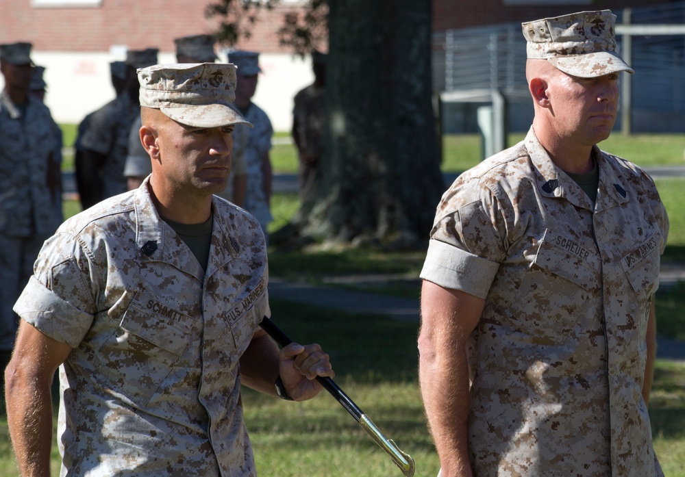 26th Marine Expeditionary Unit receives a new sergeant major