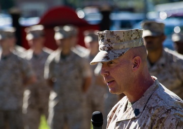 26th Marine Expeditionary Unit receives a new sergeant major