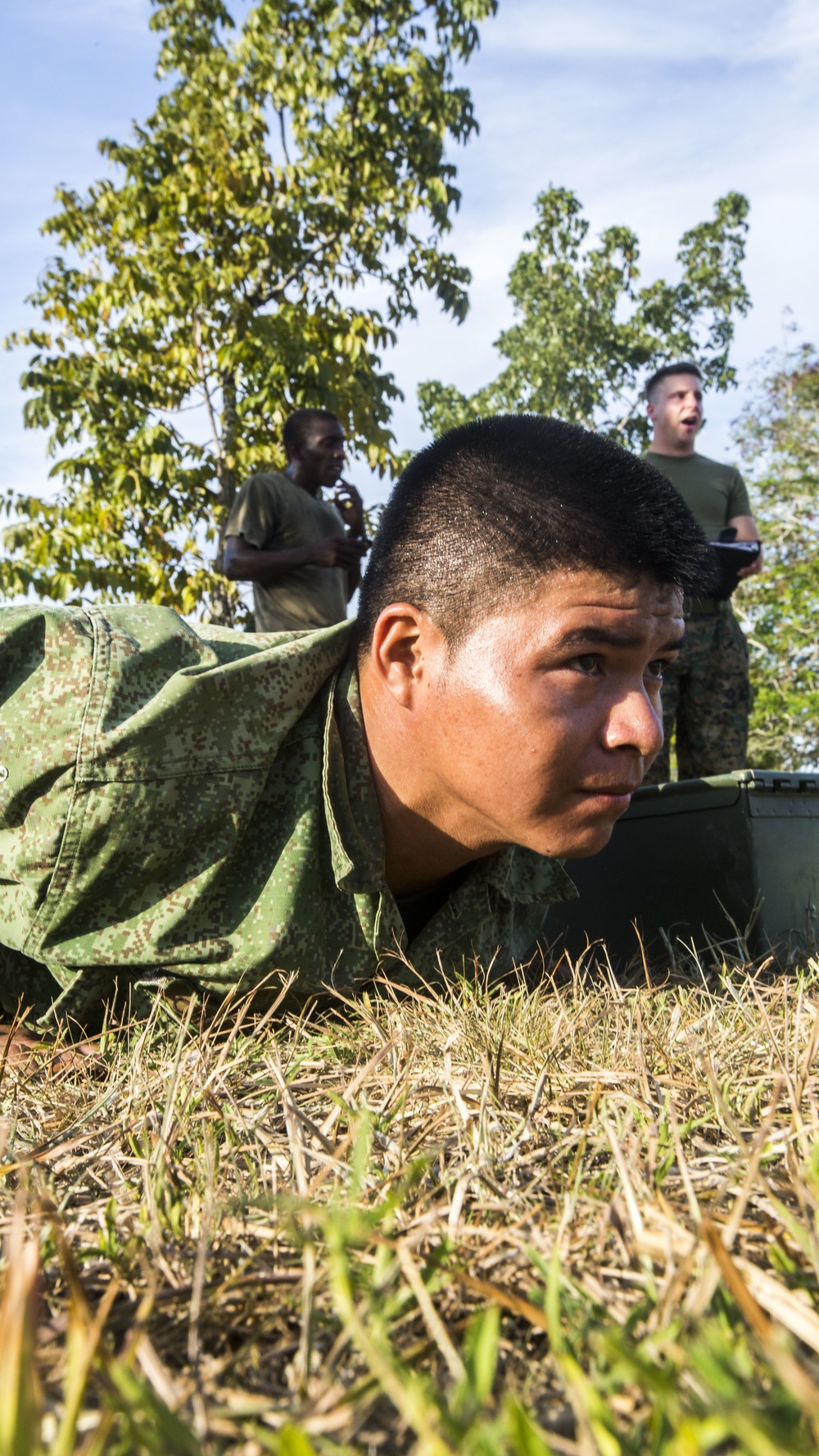 Belize Defence Force conducts Marine Corps Combat Fitness Test