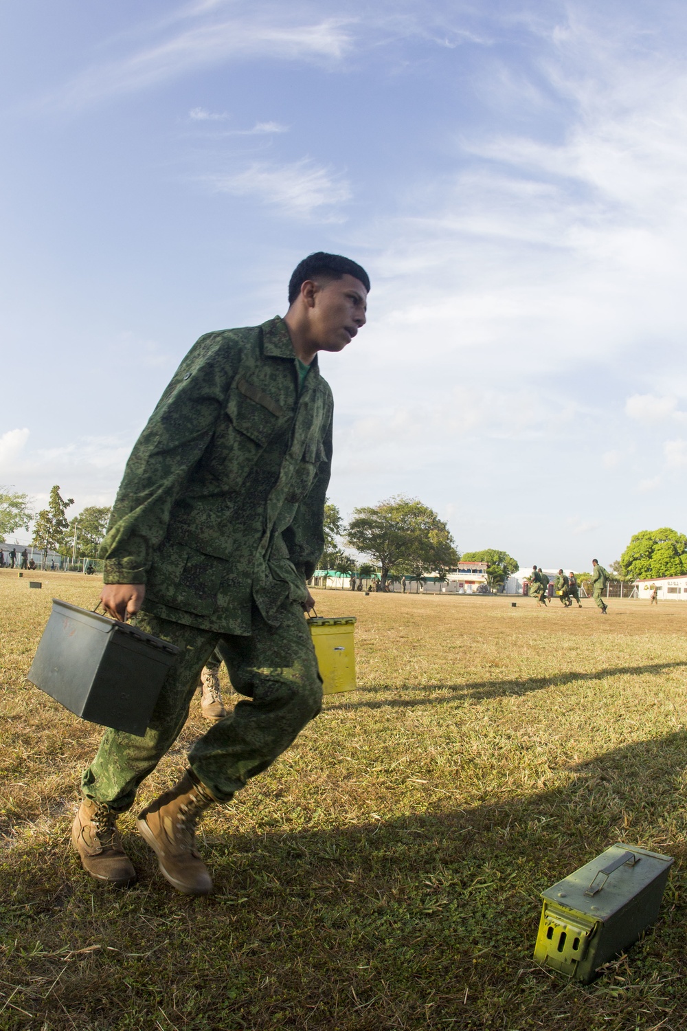 Belize Defence Force conducts Marine Corps Combat Fitness Test