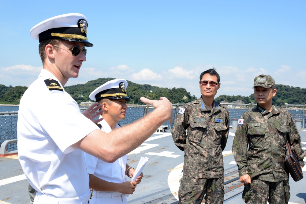 USS McCampbell ship tour