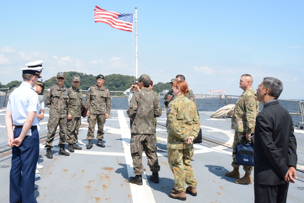 USS McCampbell ship tour