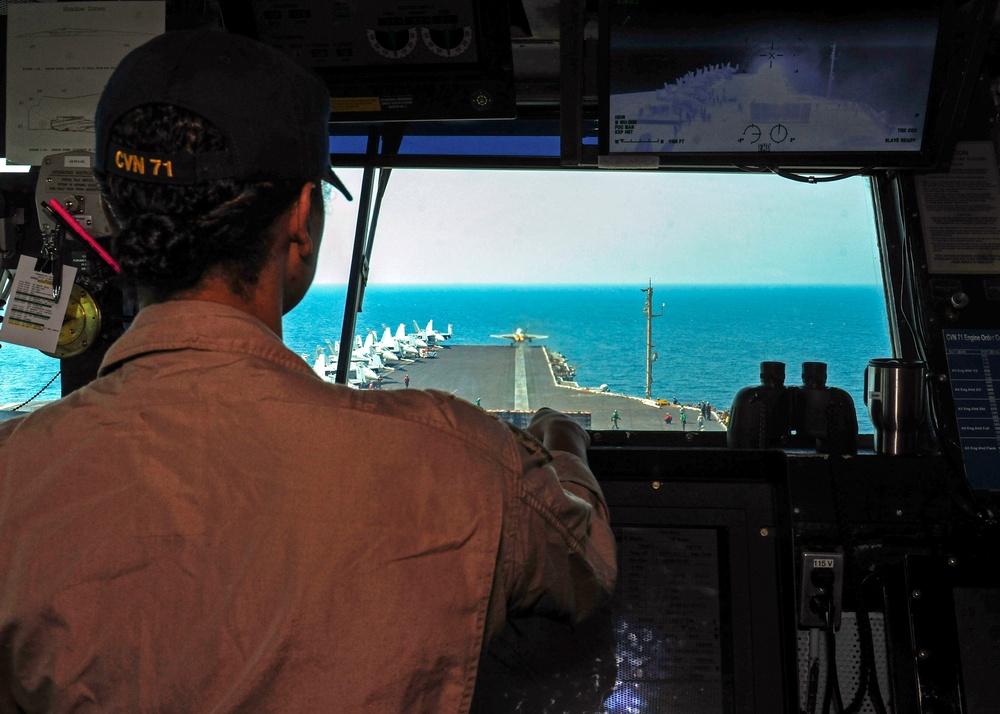 USS Theodore Roosevelt action